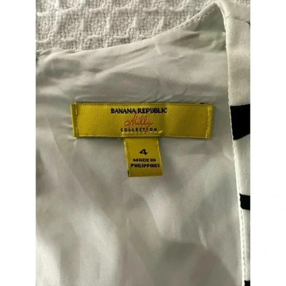 Banana Republic Milly Floral Print Square Neck Sleeveless Sheath Dress Size‎ 4 - Picture 2 of 4